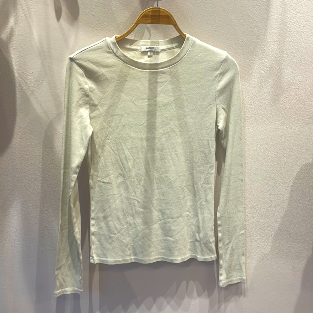 AGOLDE LS ribbed top